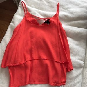 Forever 21 coral tank top